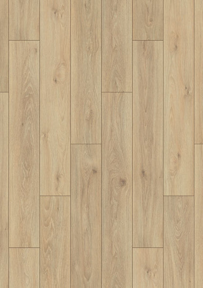Wheat Pistachio Oak k625 ლამინირებული იატაკი პარკეტი ტექნიკური მახასიათებლები
წარმოების ადგილი: გერმანია, Krono Original
ცვეთის კლასი: AC5
გამოყენების კლასი: 33
ჩამკეტი სისტემა (Lock)
სისქე 10 მმ
ზომები (Dimensions):
1288 x 195 x 10 მმ

უპირატესობები (Advantages)
არ იკაწრება
იატაკქვეშა გათბობასთან თავსებადი
ბავშვებისა და ცხოველებისთვის უსაფრთხო&nbsp;
მარტივი მოვლა
ნესტგამძლე
დამზადებულია ბუნებრივი და მდგრადი მასალებისგან
გამოყენება
საძინებელი (Bedrooms)
ბავშვთა ოთახი (Children's room)
კომერციული გამ